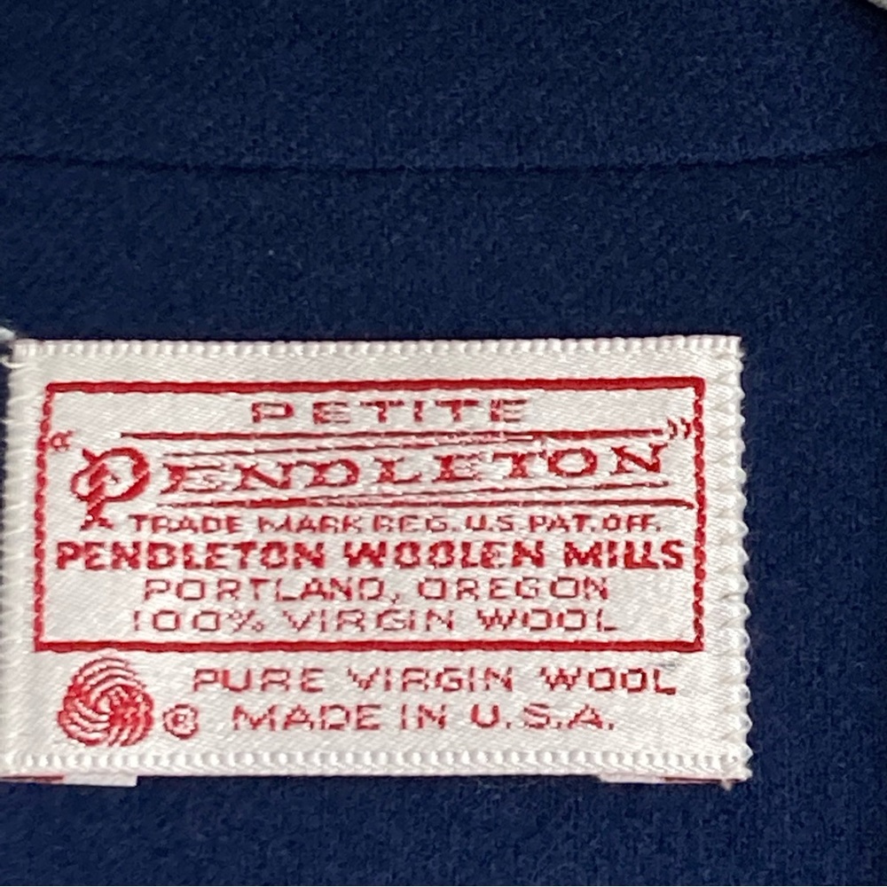 Pendleton Wool Two Button Front Closure Blazer In… - image 6